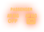 SRS Airbag On-Off Indicator