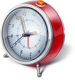 Three Quarter Clock Icon